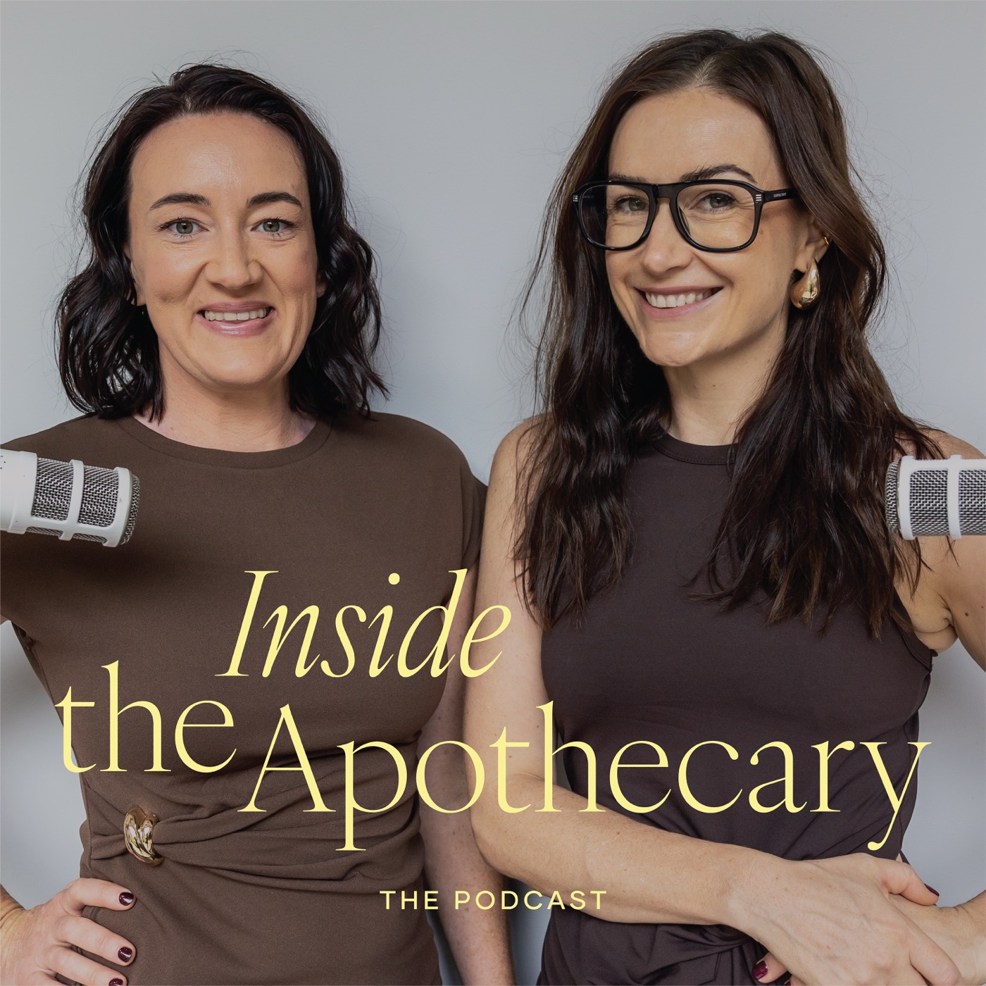 Mel and Jaime, hosts of the Inside the Apothecary podcast